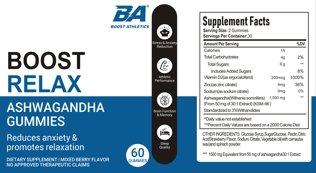 Boost Relax Ashwagandha Gummies — alternate view